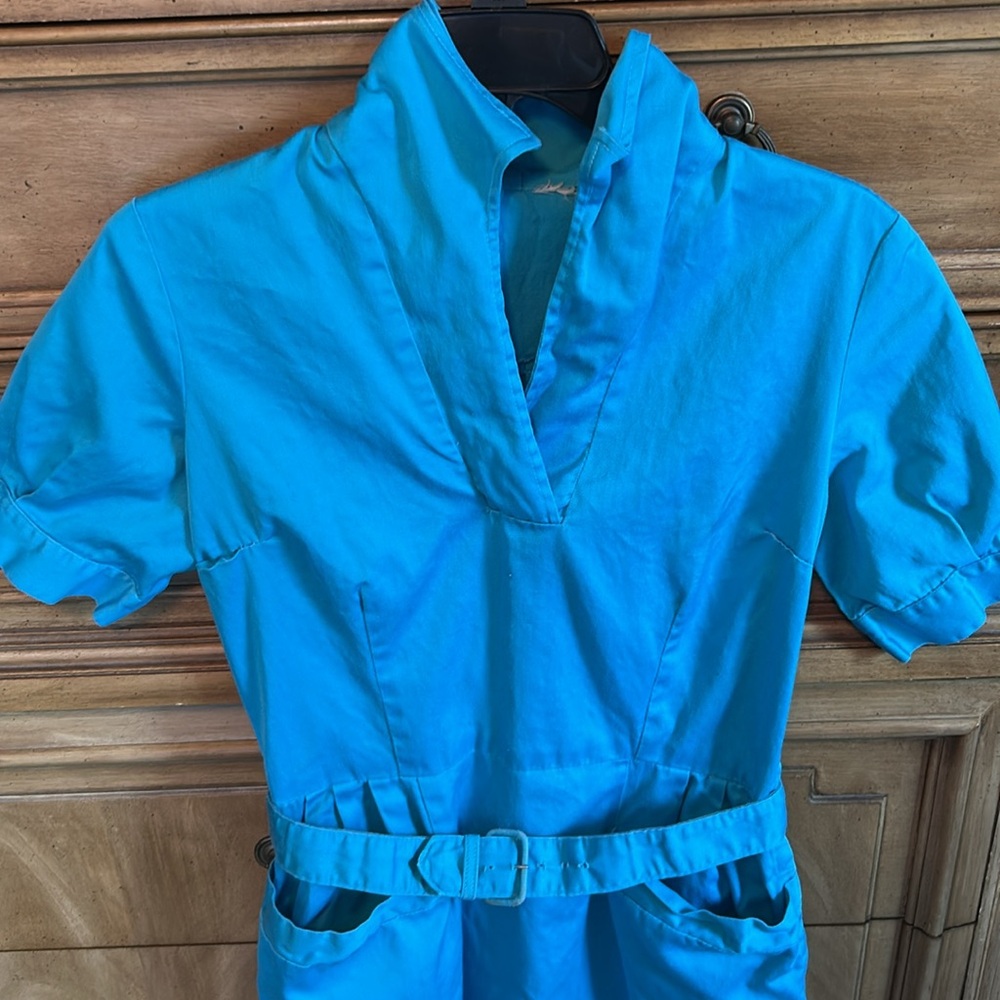 Vintage light blue dress - Picture 2 of 6